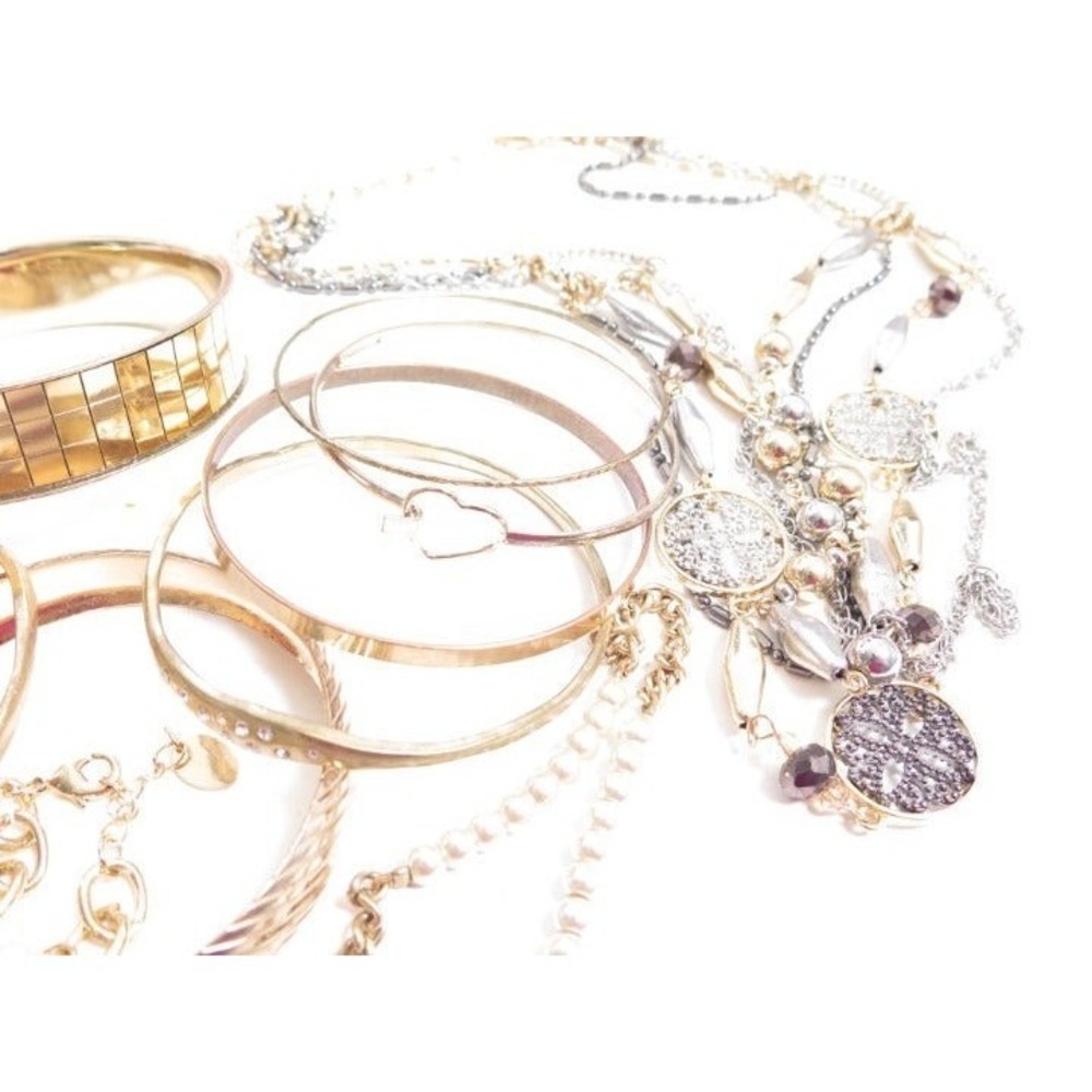 Gold Plated Bangle Bracelet Jewelry Lot - Picture 5 of 8